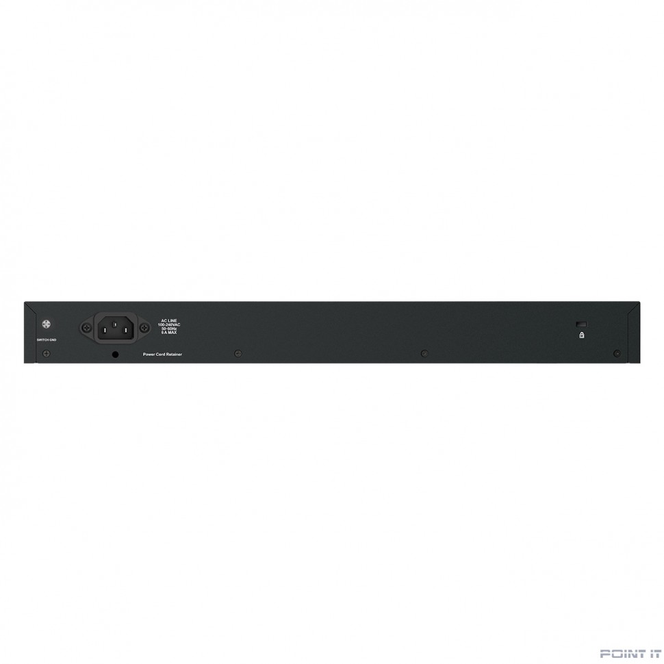 D-Link DGS-1026MP/B2A Неуправляемый коммутатор с 24 портами 10/100/1000Base-T, 2 комбо-портами 100/1000Base-T/SFP (24 порта PoE 802.3af/at, PoE-бюджет 370 Вт)