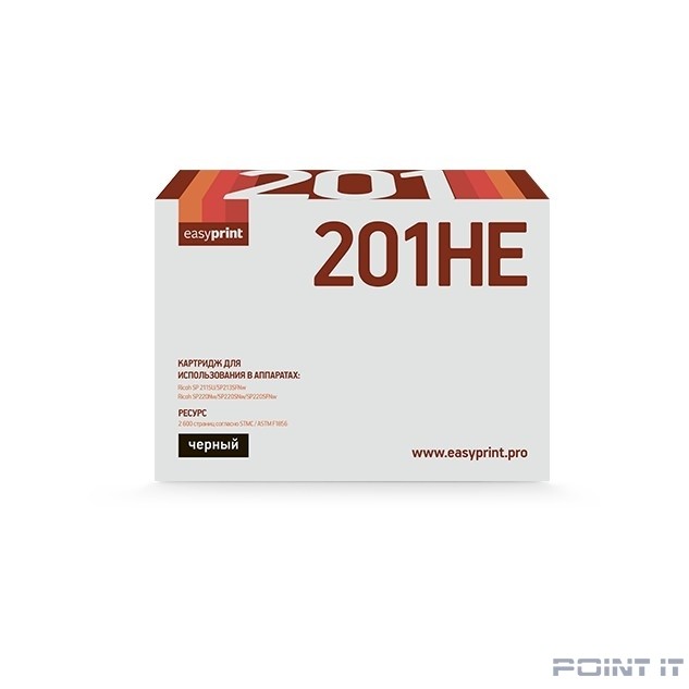 Easyprint SP201HE Картридж для Ricoh SP211SU/SP213SFNw/SP220Nw/SP220SNw/SP220SFNw (2600стр.) черный, с чипом