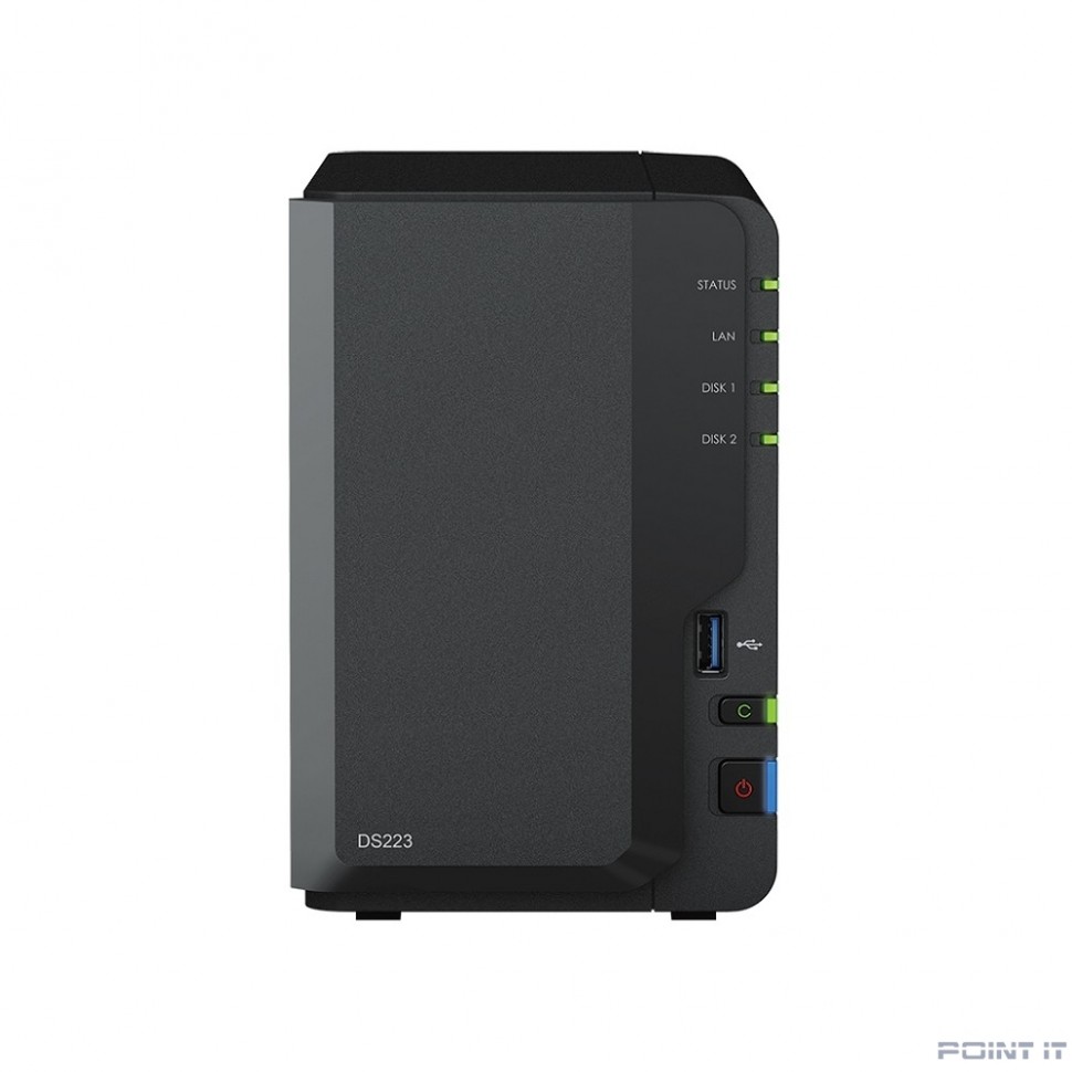СХД настольное исполнение 2BAY NO HDD DS223 SYNOLOGY