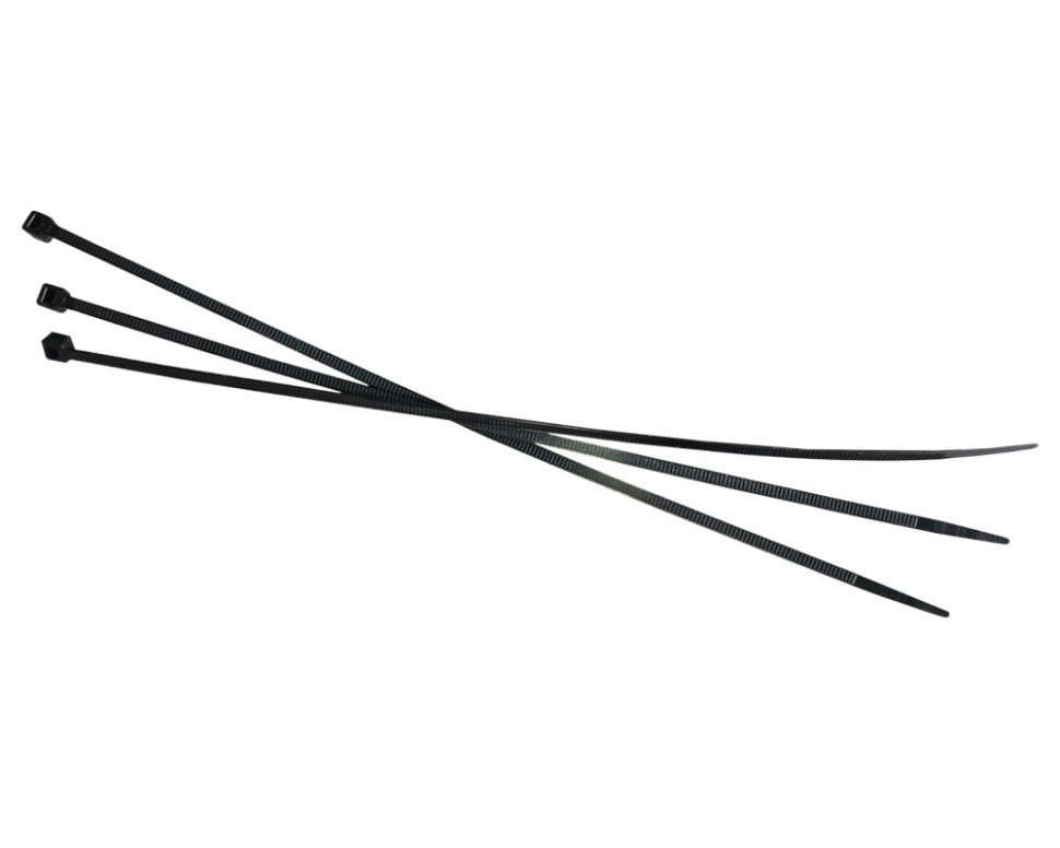 Стяжка нейлоновая 250*3,6 / 100 шт / светостойкая (черная), NETKO Optima SZ