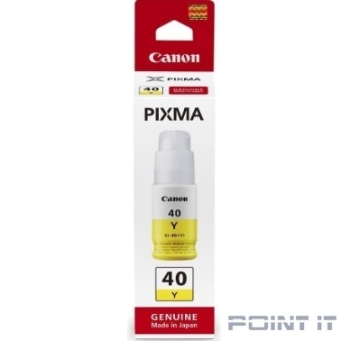 Canon GI-40Y 3402C001 картридж струйный для Canon Pixma G5040/G6040, жёлтый 70 мл.