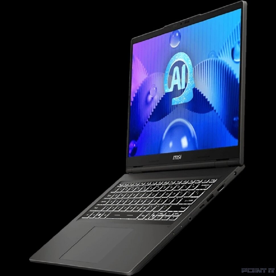 Ноутбук MSI Venture 14 AI A1MG-039XRU [9S7-14Q221-039] Grey 14" {FHD Core 5 125H /DDR5 16GB (8GB*2)/512GB SSD/Intel Arc Graphics/backlight/DOS}