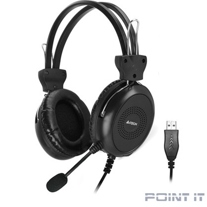 A4 HU-30 черный 2м накладные USB оголовье