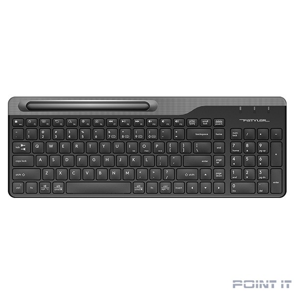 Клавиатура A4Tech Fstyler FBK25 черный/серый USB беспроводная BT/Radio slim Multimedia