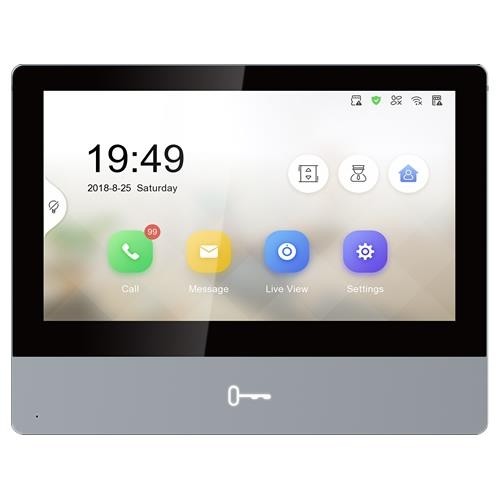 Монитор LCD 7" IP DOORPHONE DS-KH8350-WTE1 HIKVISION