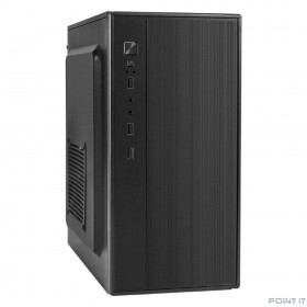 Exegate EX298153RUS Корпус Minitower ExeGate BAA-408-AAA400 (mATX, БП AAA400 с вент. 8см, 2*USB, HD Audio, черный)