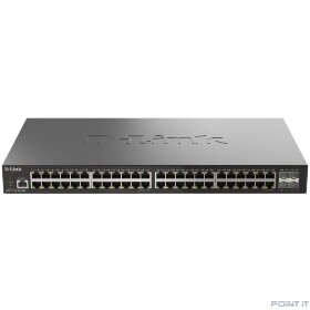 D-Link DGS-1210-52X/ME/C1A Управляемый L2 коммутатор с 48 портами 10/100/1000Base-T и 4 портами 10GBase-X SFP+