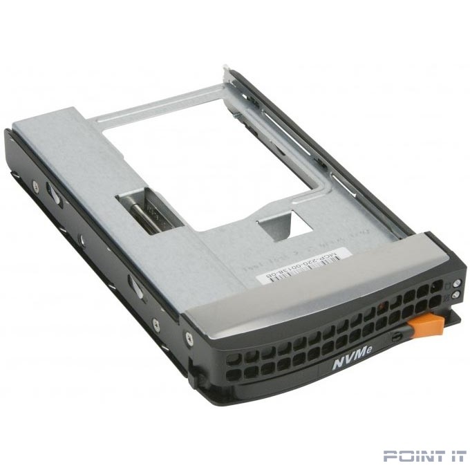 Supermicro MCP-220-00138-0B Tool-less Black gen-5 3.5-to-2.5 NVMe drive tray, Orange tab [MCP-220-00138-0B]