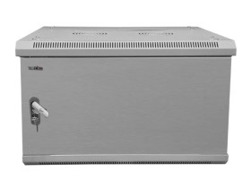 Шкаф настенный 9U серия WMA (Wall Maestro) (600х450х500), передняя дверь металл, разборный, серый  Netko  А