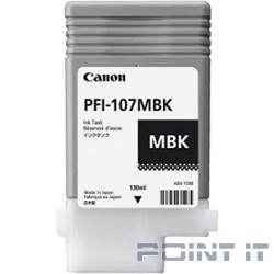Canon PFI-107MBK 6704B001 Картридж для iPF680/685/770/780/785, Черный, 130ml (GJ)