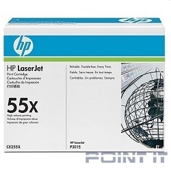 HP CE255X Картридж ,Black{LJ P3015, Black, (12500стр.)}