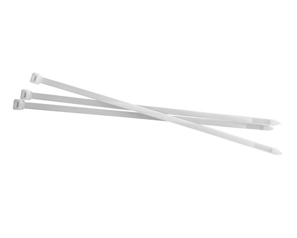 Стяжка нейлоновая 300*7,5 / 100 шт (белая), NETKO Optima SZ