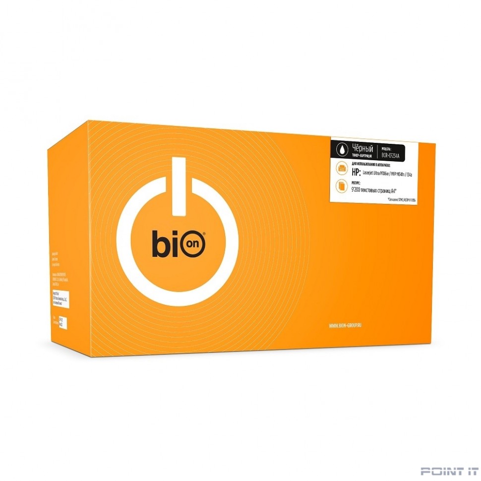 Bion CF234A BCR-CF234A Драм-картридж для HP{ CF234A/ Laserjet Ultra M106w/Ultra MFP M34fn/134a} (9200 стр.), с чипом