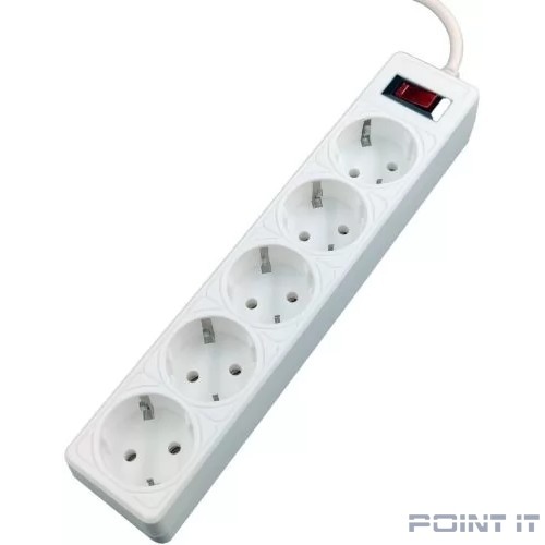 5bites Сетевой фильтр GARDA SP5W-518 5S / 3*0.75MM2 / 1.8M / WHITE