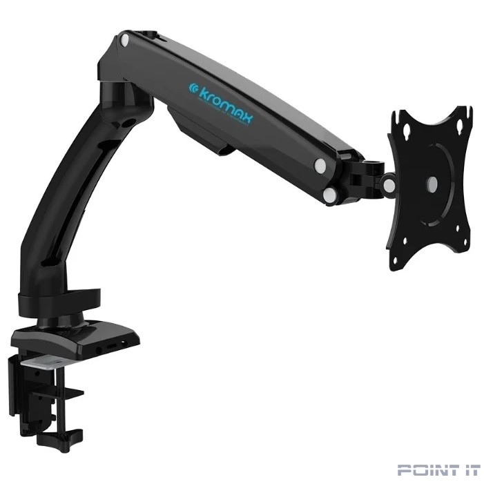Kromax OFFICE-8 черный 15"-32" макс.8кг настольный поворот и наклон верт.перемещ.