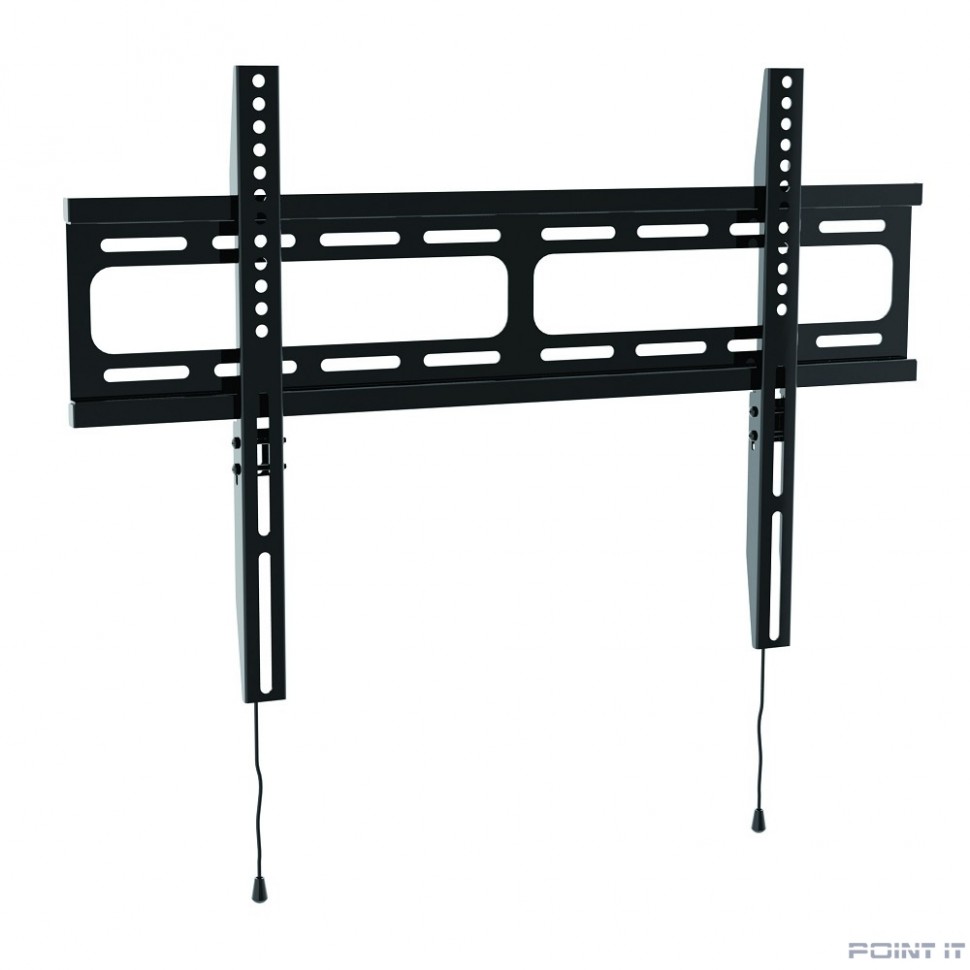 Wize [WF55] для дисплеев 17"-55", VESA 75x75, 100x100, 200x200, 300x300, 400x400 мм, макс. нагрузка 45 кг, расст. от стены 27 мм, черн.