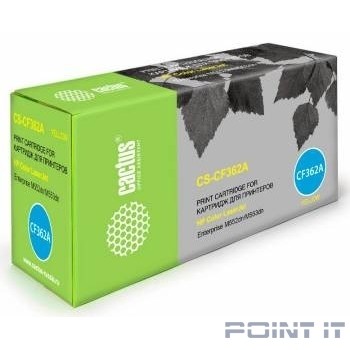 CACTUS CF362A Тонер Картридж CS-CF362A для HP CLJ M552dn/M553dn/M553N/M553x (5000стр.), желтый