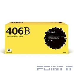T2 CLT-K406S Картридж (TC-S406B) для Samsung CLP-365/CLX-3300/3305/Xpress C410 (1500 стр.) черный, с чипом