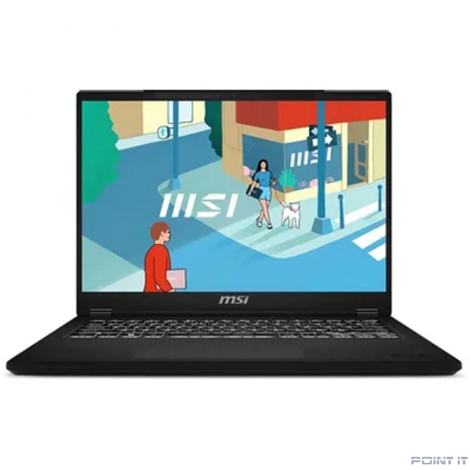 Ноутбук MSI Modern 14 H D13MG-088XRU [9S7-14L112-088] Black 14" {FHD+ i5 13420H/16Gb/SSD512Gb/DOS}