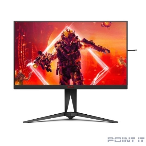 Монитор LCD AOC 27" AG275QXN черный/красный {VA 2560x1400 165Hz 1ms 16:9 матовая 400cd 178/178 HDMI DisplayPort HAS Pivot USB}