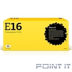 T2 E-16 Картридж (TC-CE16) для FC220/230/290, черный