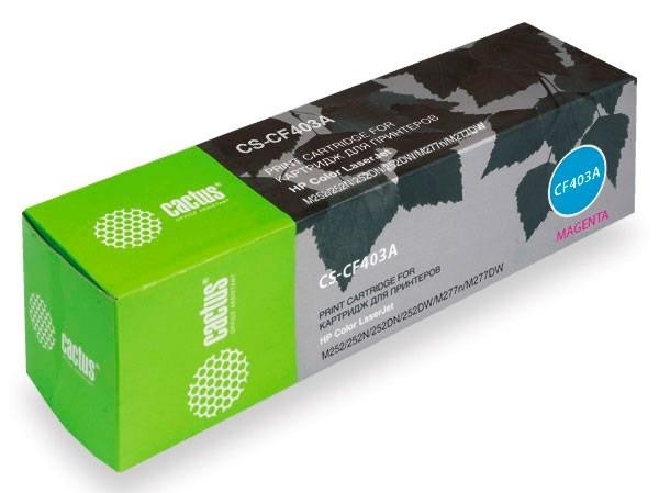 Картридж MAGENTA /M252/252N/252DN 1.4K CS-CF403A CACTUS