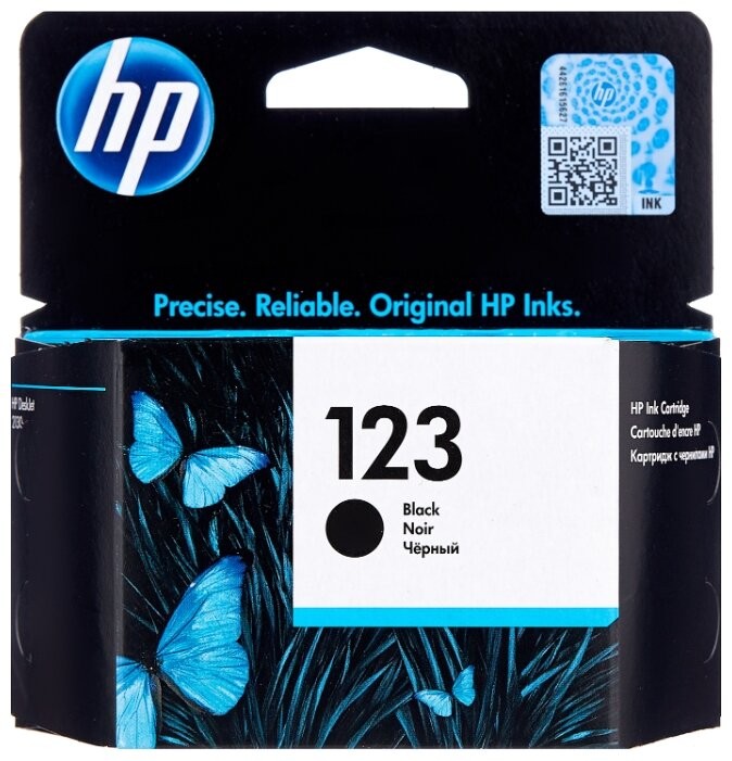 Картридж HP DJ2130 (O) F6V17AE, №123, black