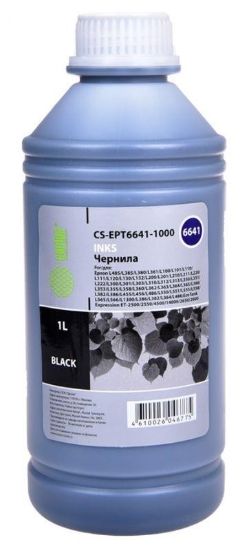 Чернила BLACK 1000ML /L100 CS-EPT6641-1000 CACTUS